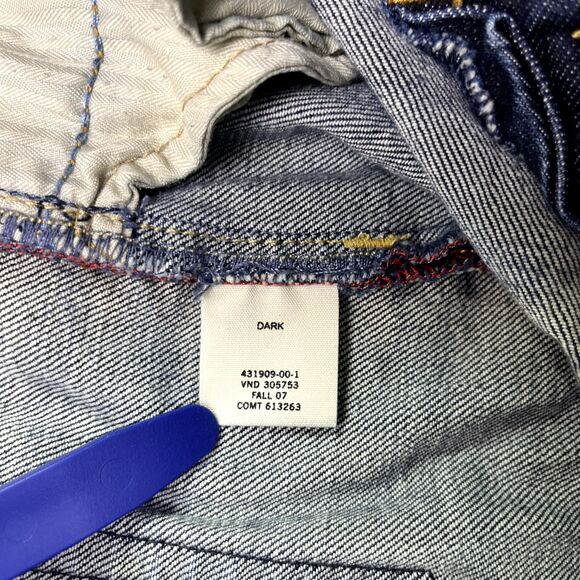 2007 Gap Women's Stretch Blue Dark Wash Bootcut Jeans Size 4A 28x27 - Picture 10 of 16